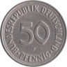  ФРГ. 50 пфеннигов 1971 год. (F) 