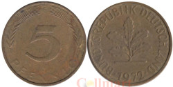 ФРГ. 5 пфеннигов 1972 год. (F)
