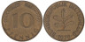  ФРГ. 10 пфеннигов 1970 год. (D) 