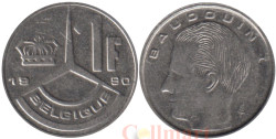 Бельгия. 1 франк 1990 год. BELGIQUE