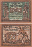  Бона. Германия. Фрайберг 10 пфеннигов 1920 год. Нотгельд. (XF) 