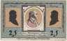  Бона. Германия. Лилиенталь 25 пфеннигов 1921 год. Портреты  астрономов, литера Н. Нотгельд. (XF) 