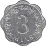  Мальта. 3 миля 1972 год. Пчелиные соты и пчела. 