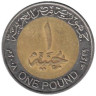  Египет. 1 фунт 2008 (٢٠٠٨) год. Тутанхамон. 