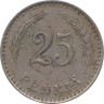  Финляндия. 25 пенни 1936 год. Герб. 