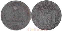 Германия. Ашаффенбург. 5 пфеннигов 1917 год. Нотгельд.
