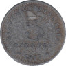  Германия. Ашаффенбург. 5 пфеннигов 1917 год. Нотгельд. 