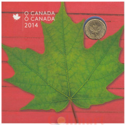 Канада. Набор монет 2014 год. Канада 2014. (5 штук, в буклете с конвертом)