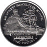  Южная Георгия. 2 фунта 2004 год. 130 лет со дня рождения Эрнеста Генри Шеклтона. 
