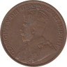  Канада. 1 цент 1912 год. 