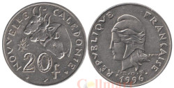 Новая Каледония. 20 франков 1996 год. Быки.