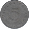  Германия - Третий рейх. 5 рейхспфеннигов 1940 год. (J) 