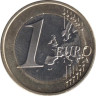  Финляндия. 1 евро 2016 год. Два лебедя. 