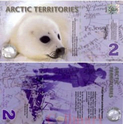Бона. Арктические территории 2 доллара 2010 год. Белек. (Пресс)