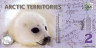  Бона. Арктические территории 2 доллара 2010 год. Белек. (Пресс) 