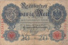  Бона. Германия. 20 марок 1910 год. (VG-F) 