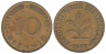  ФРГ. 10 пфеннигов 1950 год. (J) 