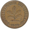  ФРГ. 10 пфеннигов 1950 год. (J) 