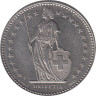  Швейцария. 2 франка 1997 год. Гельвеция. 