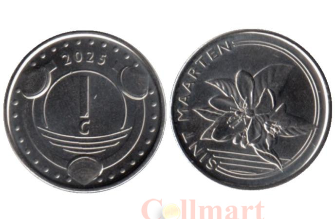  Синт-Мартен. 1 цент 2025 год. 