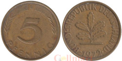 ФРГ. 5 пфеннигов 1972 год. (G)