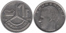  Бельгия. 1 франк 1991 год. BELGIQUE 