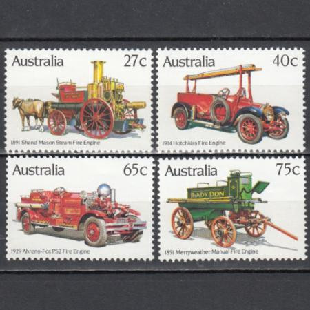  Набор марок. Австралия 1983 год. Исторические пожарные машины. (4 марки) 