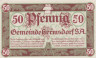  Бона. Германия. Хермсдорф 50 пфеннигов 1919 год. Нотгельд. (XF) 