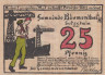  Бона. Германия. Блументаль 25 пфеннигов 1921 год. Нотгельд. (XF) 