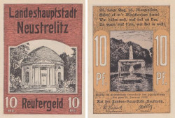 Бона. Германия. Нойштрелиц 10 пфеннигов 1922 год. Нотгельд. (XF)