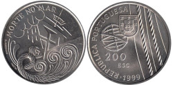 Португалия. 200 эскудо 1999 год. Смерть в море.