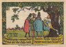  Бона. Германия. Кальбе (Заале) 50 пфеннигов 1917 год. Нотгельд. Вар. 2 (XF) 