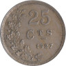  Люксембург. 25 сантимов 1927 год. 