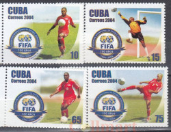 Набор марок. Куба. Столетие ФИФА.
