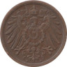  Германская империя. 2 пфеннига 1911 год. (A) 