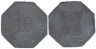  Германия. Пирмазенс. 10 пфеннигов 1917 год. Нотгельд. 