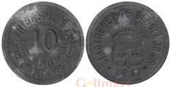 Германия. Деггендорф. 10 пфеннигов 1917 год. Нотгельд.
