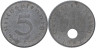  Германия - Третий рейх. 5 рейхспфеннигов 1942 год. (E) 