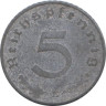  Германия - Третий рейх. 5 рейхспфеннигов 1942 год. (E) 