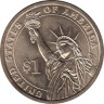  США. 1 доллар 2007 год. 1-й Президент США - Джордж Вашингтон (1789-1797). (D) 