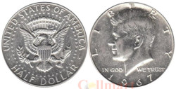 США. 1/2 доллара 1967 год. Кеннеди.