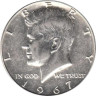  США. 1/2 доллара 1967 год. Кеннеди. 