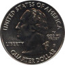  США. 25 центов 1999 год. Квотер штата Коннектикут. (D) 