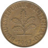  ФРГ. 10 пфеннигов 1967 год. (F) 