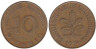  ФРГ. 10 пфеннигов 1971 год. (J) 