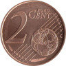  Финляндия. 2 евроцента 2005 год. Геральдический лев. 