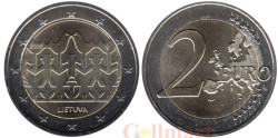 Литва. 2 евро 2018 год. Литовский праздник песни и танца.