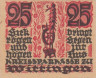  Бона. Германия. Виттинген 25 пфеннигов 1922 год. Нотгельд. (XF) 