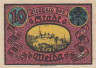  Бона. Германия. Вайда 10 пфеннигов 1921 год. Нотгельд. (XF) 