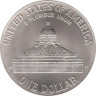  США. 1 доллар 2000 год. 200 лет Библиотеке Конгресса. (BU) 